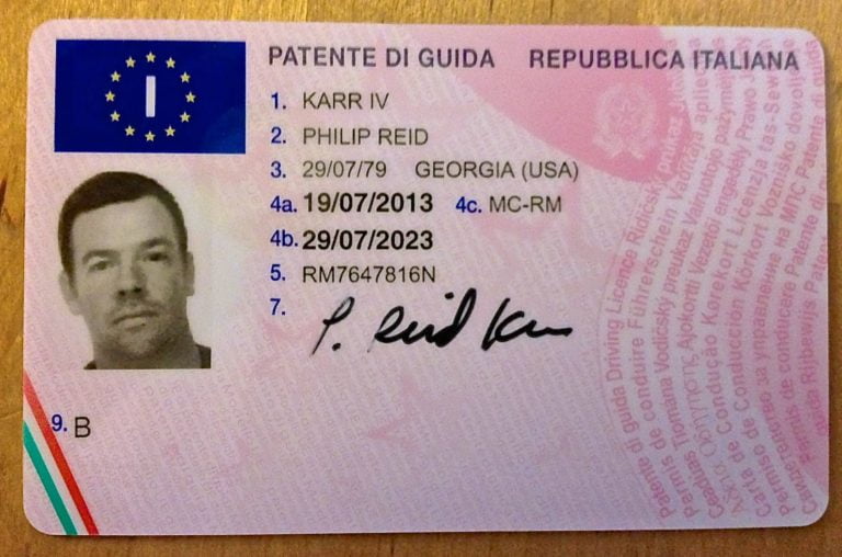 Buy Italian driving license online