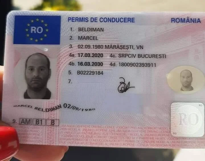 Buy Romanian Driving License online without test