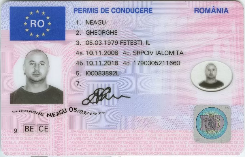 Buy Romanian driver's license online without taking a test