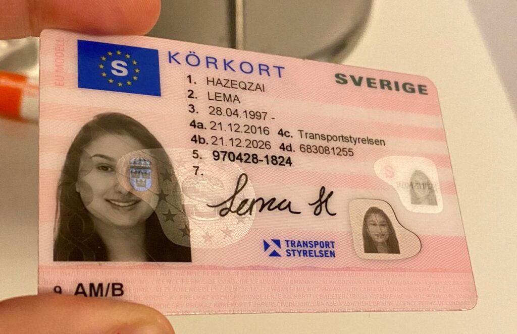 Getting a Swedish driving license officially